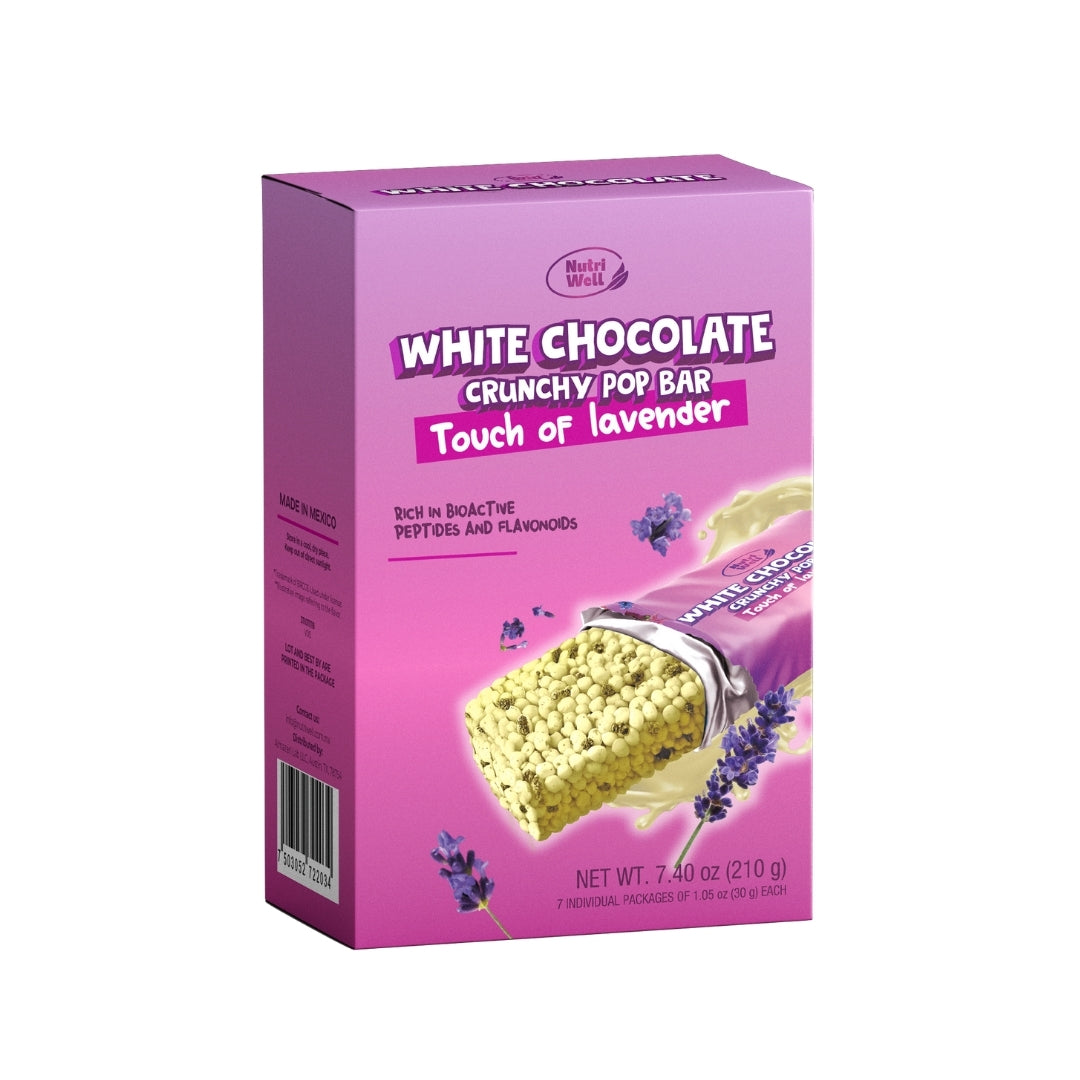 Chocobarras de Amaranto con Lavanda
