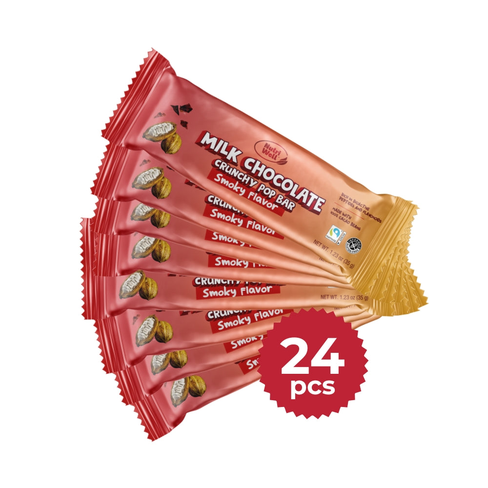 Pack of Milk Chocolate Crunchy Pop Bars