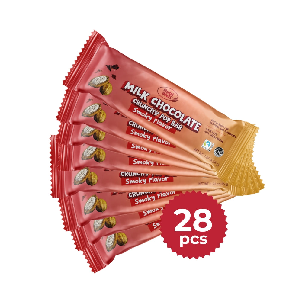 Pack of Milk Chocolate Crunchy Pop Bars