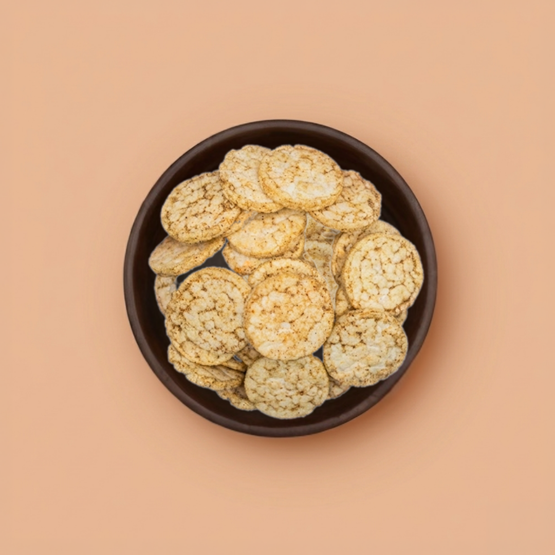 Air-Puffed Rice Cakes Herbs & Lime