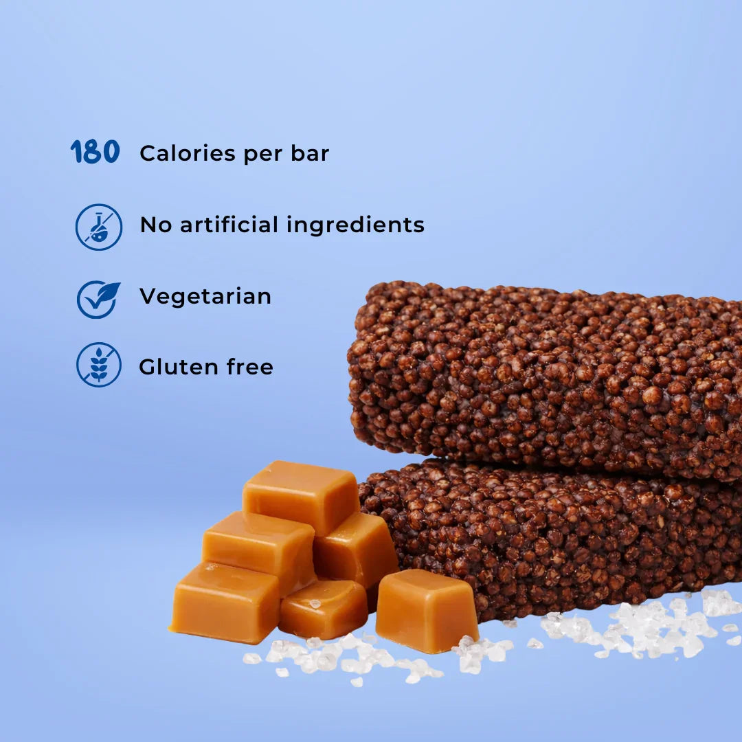 Belgian Dark Chocolate Bar with Amaranth & Soft Caramel