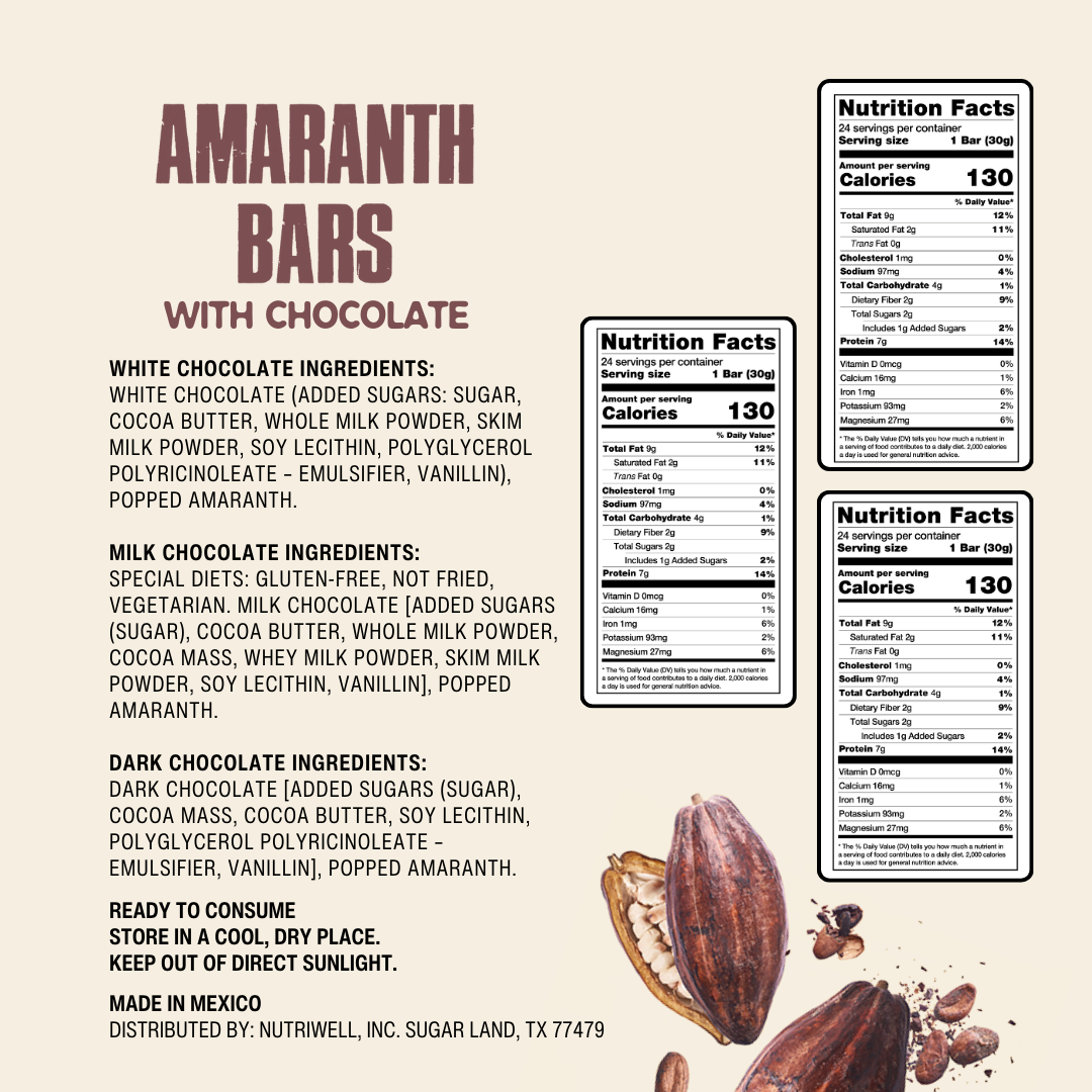Amaranth Bar With Chocolate