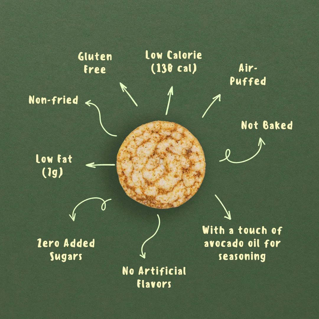 Air-Puffed Rice Cakes Lime & Chili