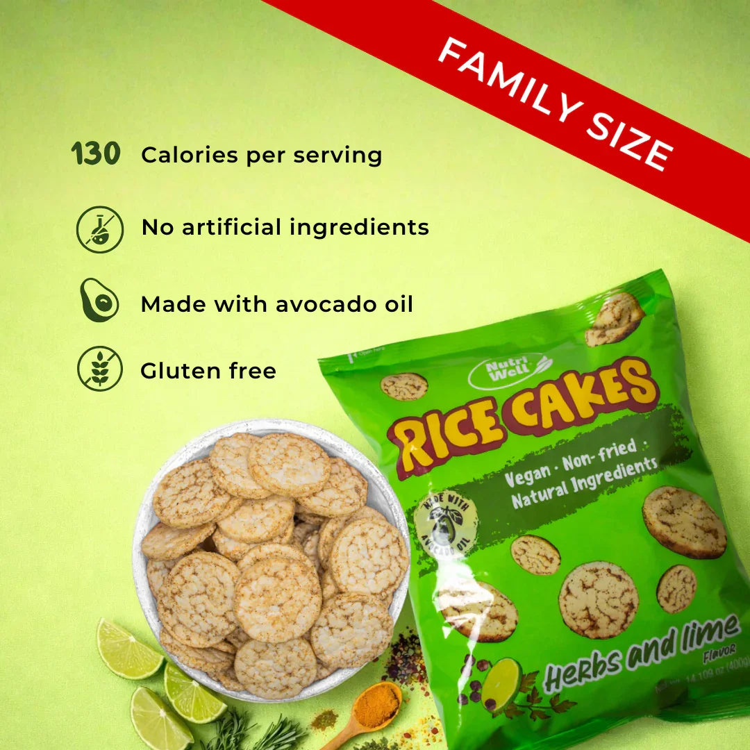 Air-Puffed Rice Cakes Lime & Chili