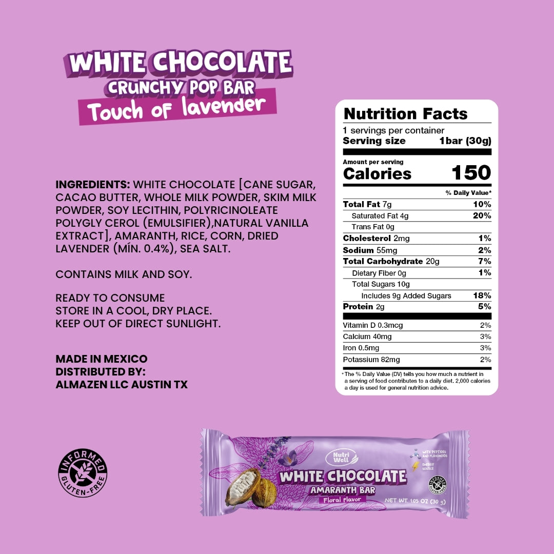 White Chocolate Crunchy Pop Bar